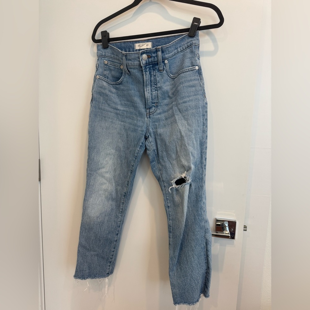 Madewell perfect vintage crop petite Denim Jeans